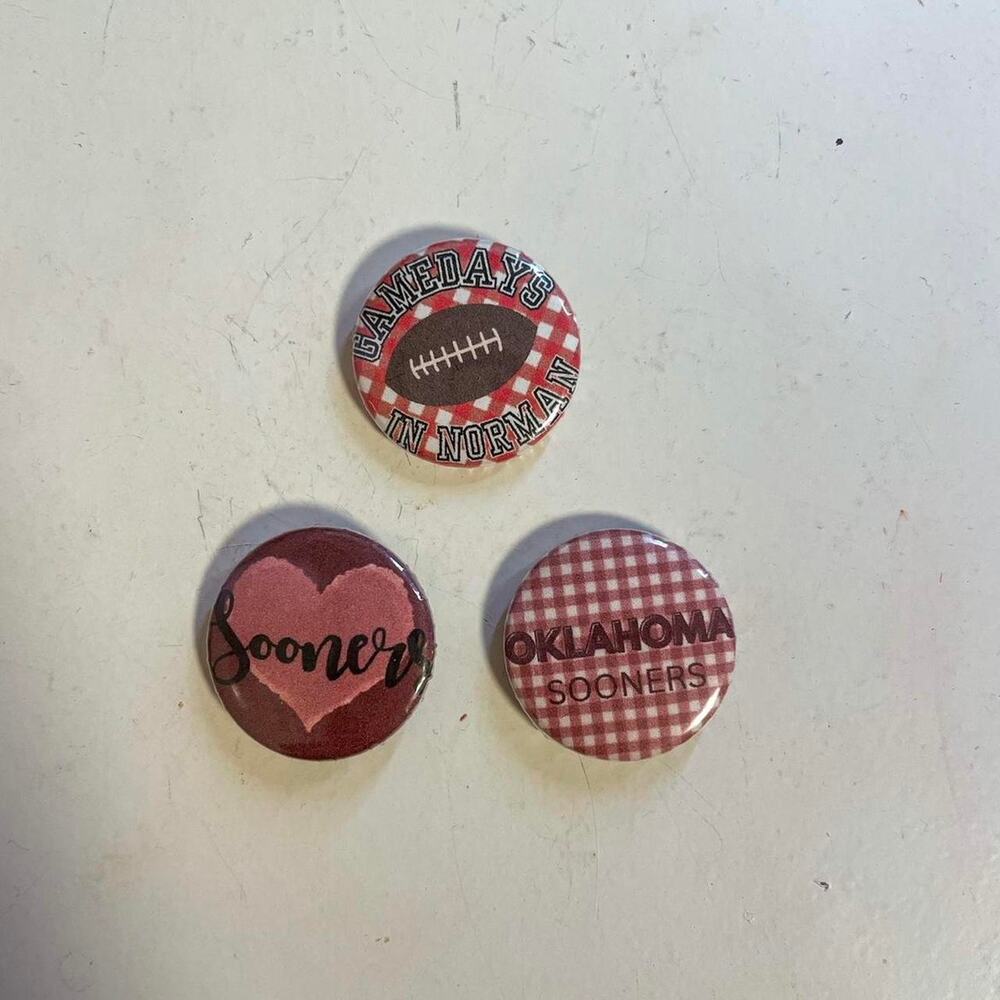 Oklahoma game day buttons